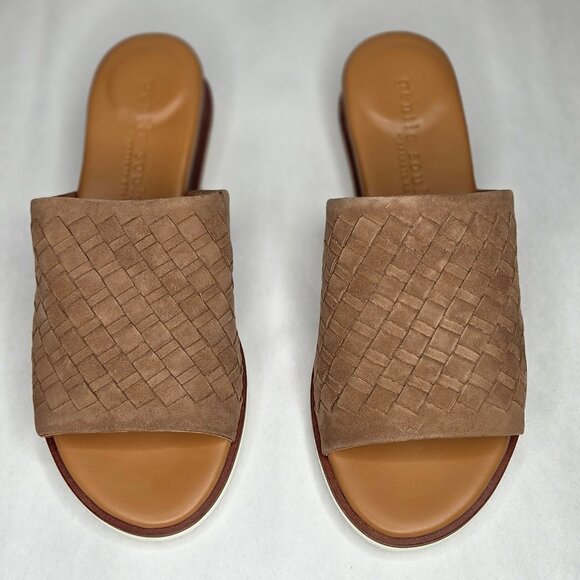 NWT Kenneth Cole Gentle Soles Angie Woven Suede Sandals - Picture 1 of 7